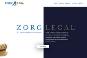 ZorgLegal website